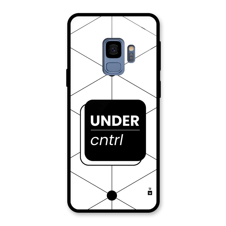 Under Control Glass Back Case for Galaxy S9