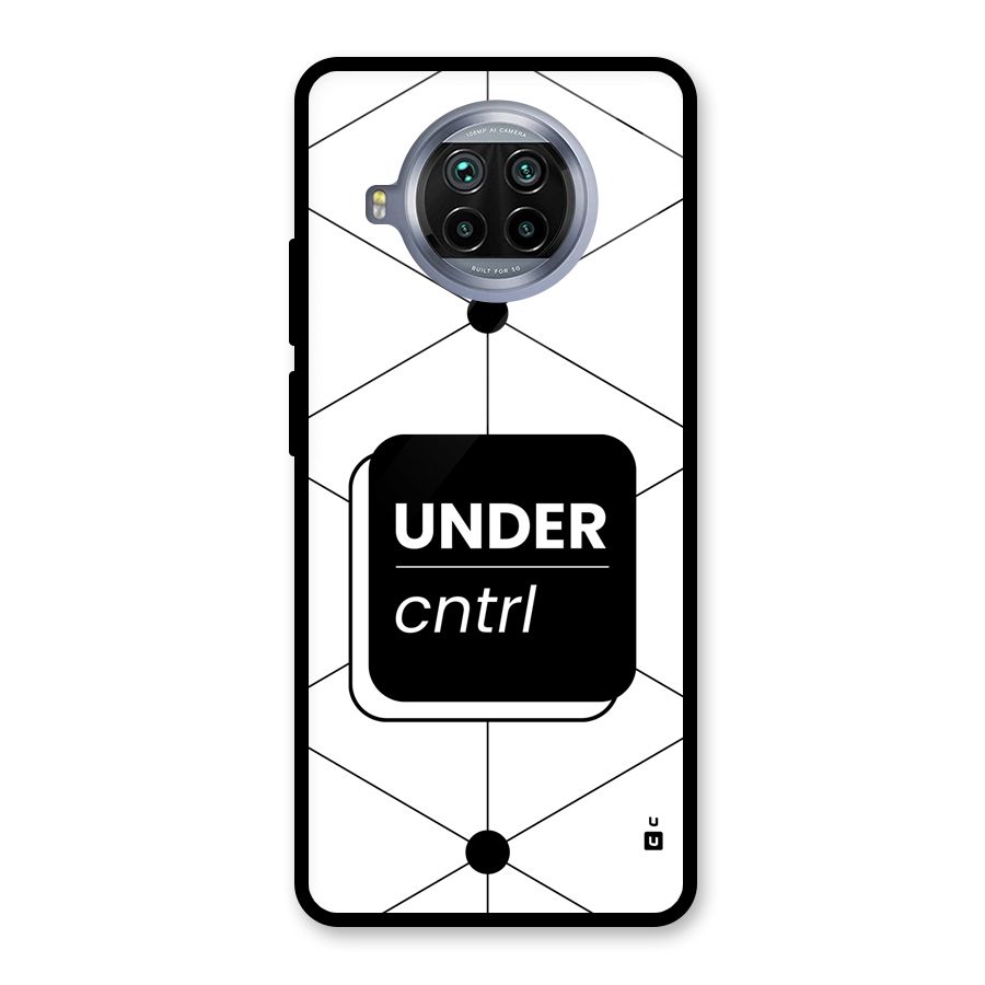 Under Control Glass Back Case for Mi 10i