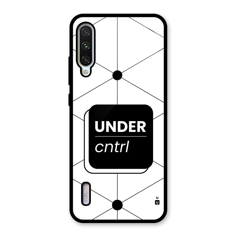 Under Control Glass Back Case for Mi A3