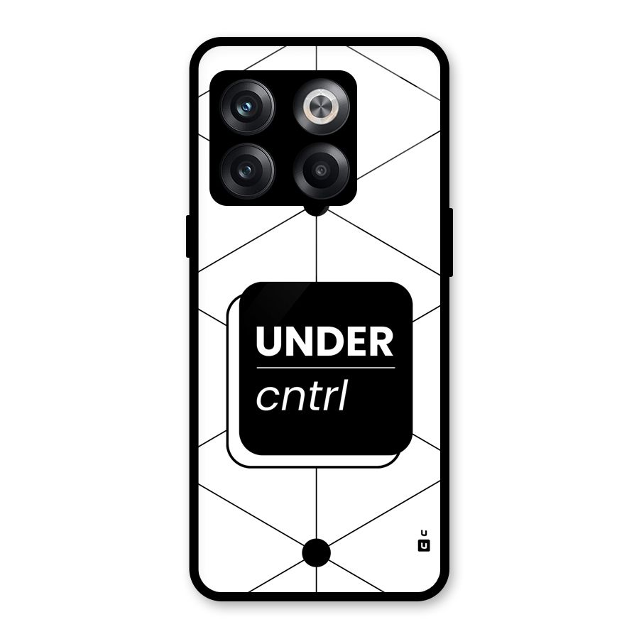Under Control Glass Back Case for OnePlus 10T