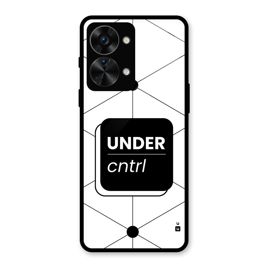 Under Control Glass Back Case for OnePlus Nord 2T