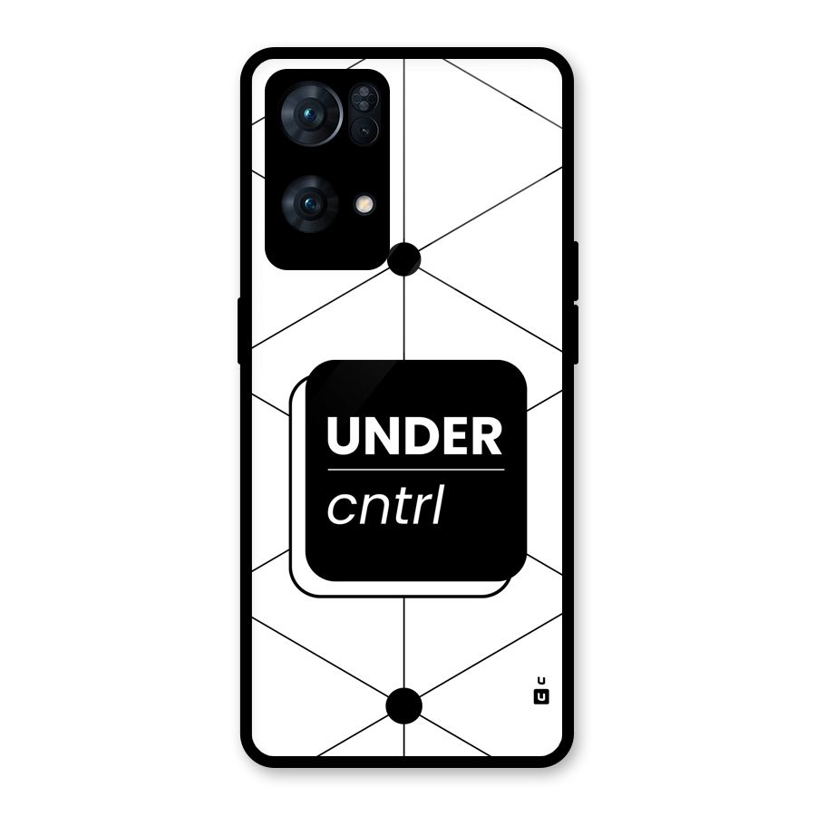 Under Control Glass Back Case for Oppo Reno7 Pro 5G