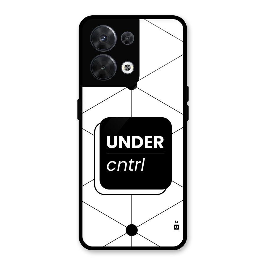 Under Control Glass Back Case for Oppo Reno8 5G