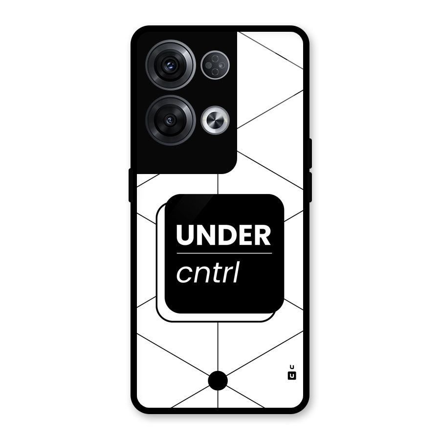 Under Control Glass Back Case for Oppo Reno8 Pro 5G