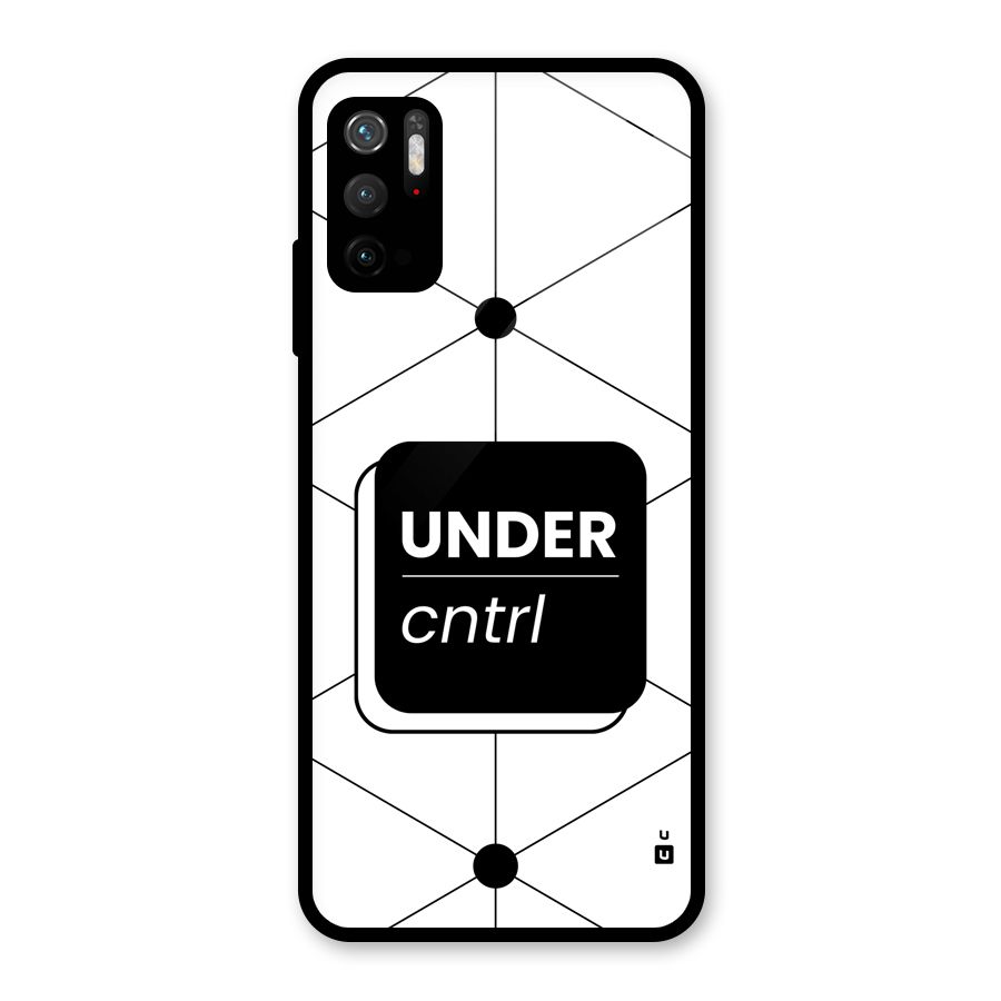 Under Control Glass Back Case for Poco M3 Pro 5G