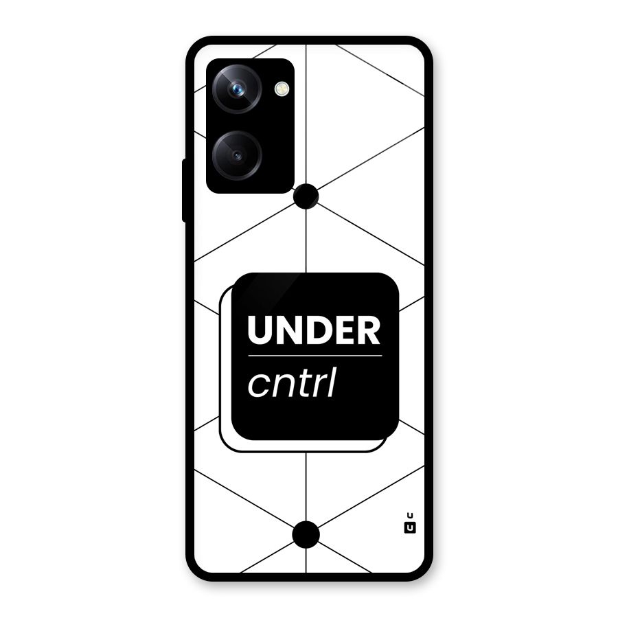 Under Control Glass Back Case for Realme 10 Pro