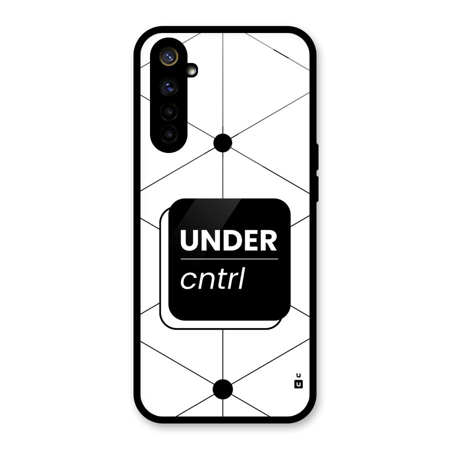 Under Control Glass Back Case for Realme 6