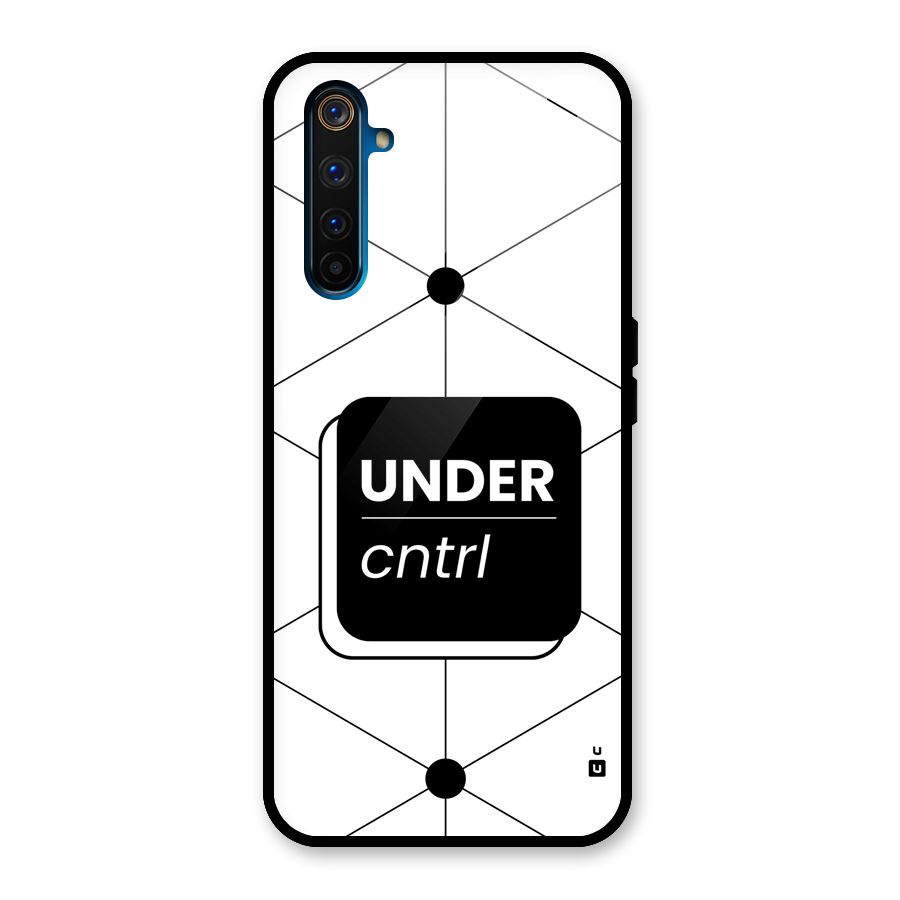 Under Control Glass Back Case for Realme 6 Pro