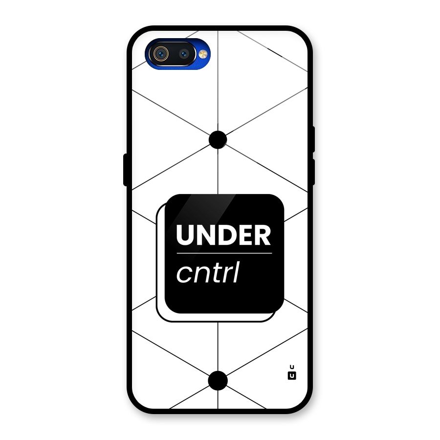 Under Control Glass Back Case for Realme C2