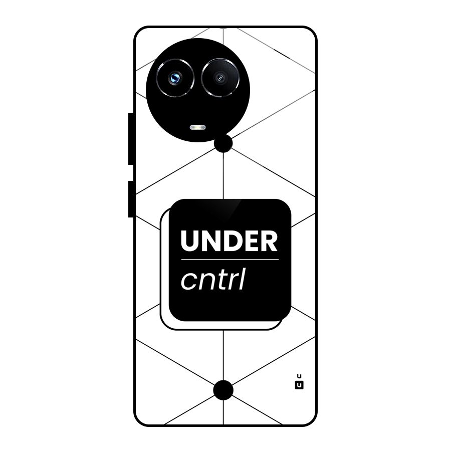 Under Control Glass Back Case for Realme Narzo 60X