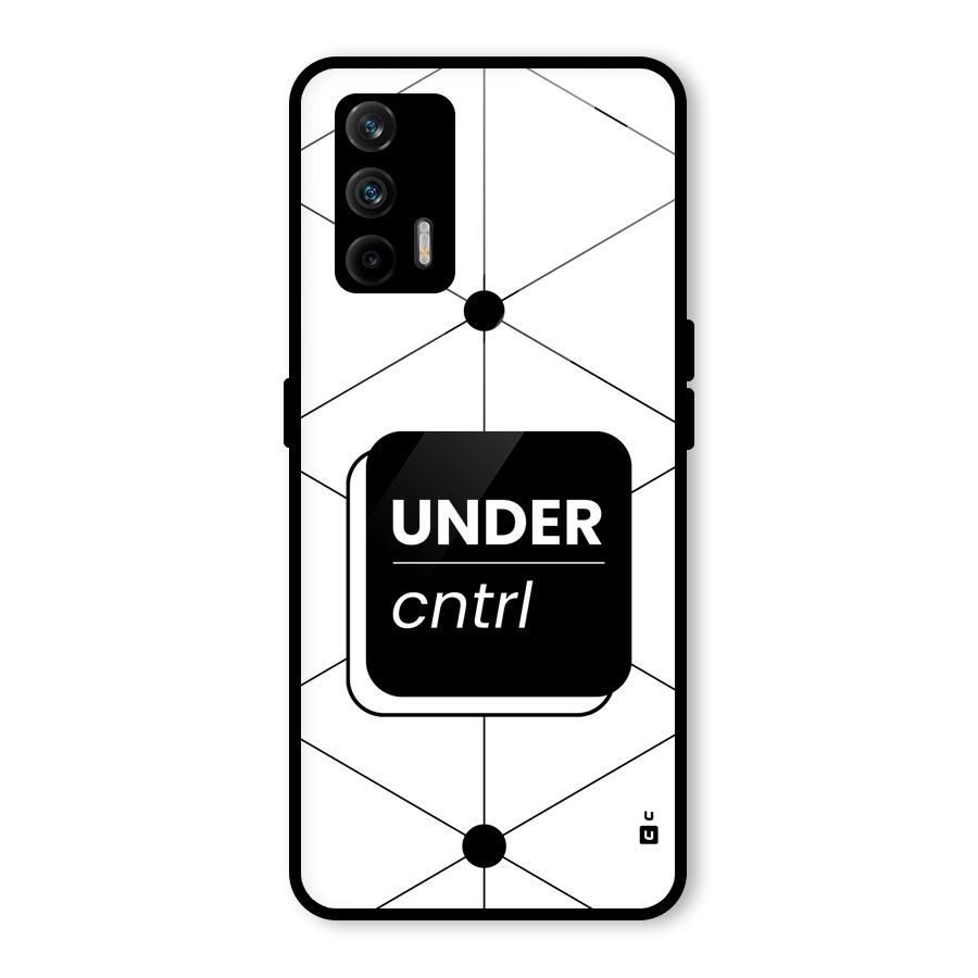 Under Control Glass Back Case for Realme X7 Max