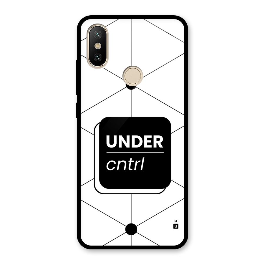 Under Control Glass Back Case for Redmi A2