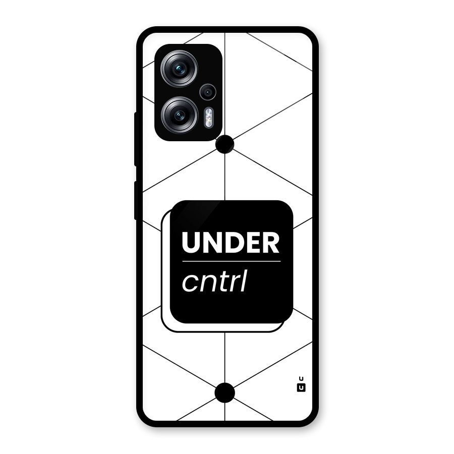 Under Control Glass Back Case for Redmi K50i