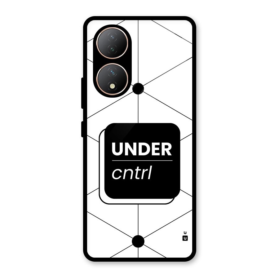 Under Control Glass Back Case for Vivo T2