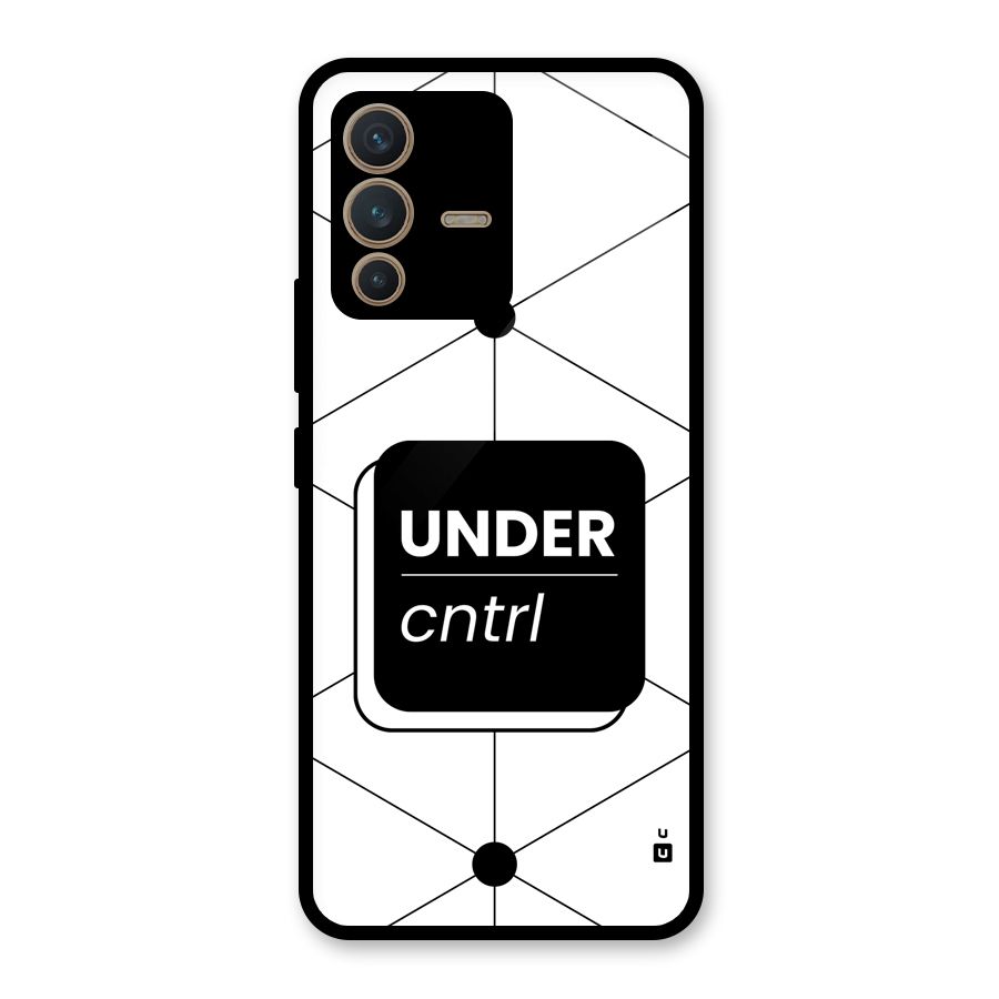 Under Control Glass Back Case for Vivo V23 5G