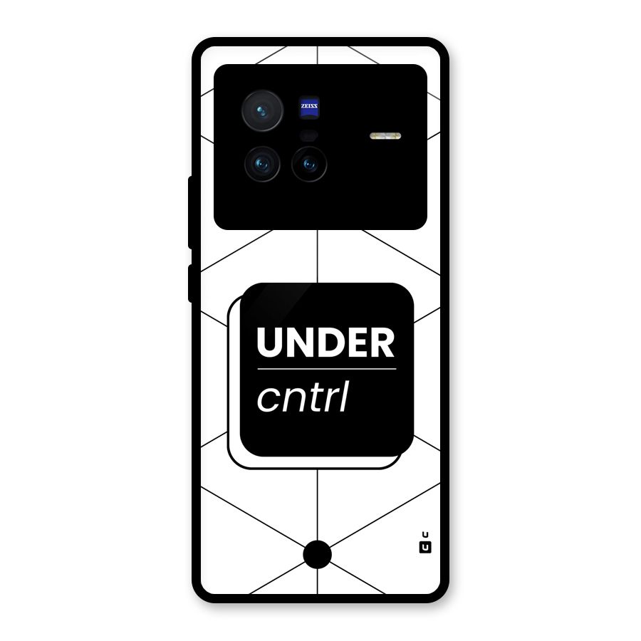 Under Control Glass Back Case for Vivo X80