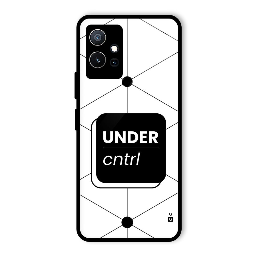 Under Control Glass Back Case for Vivo Y75 5G