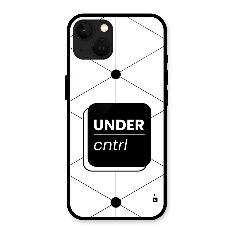 Under Control Glass Back Case for iPhone 13