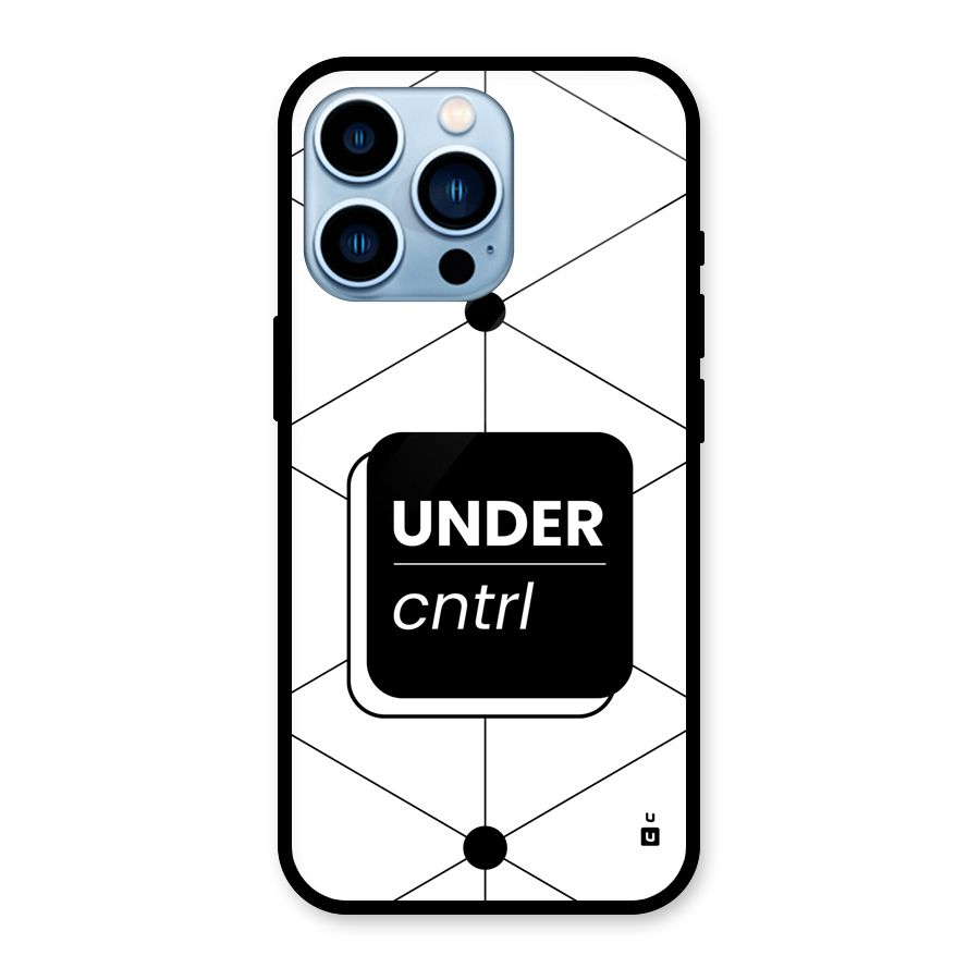 Under Control Glass Back Case for iPhone 13 Pro