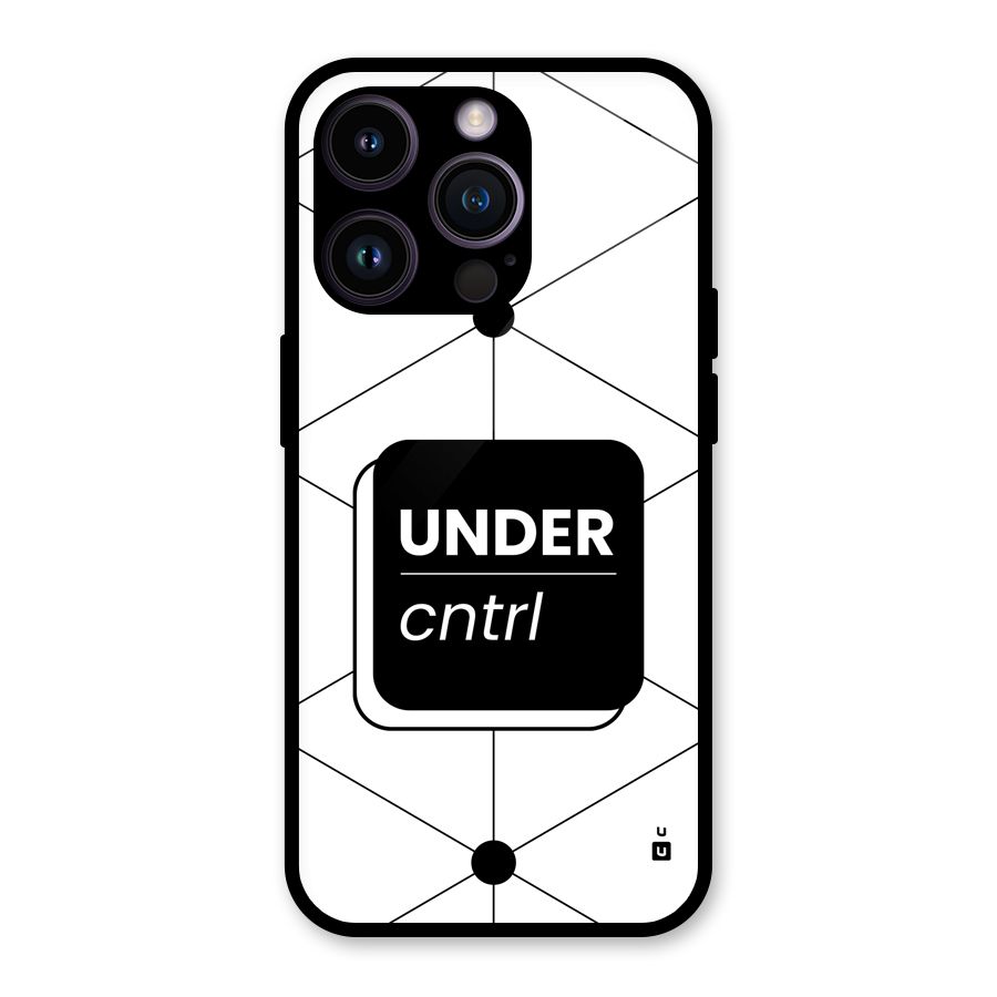 Under Control Glass Back Case for iPhone 14 Pro