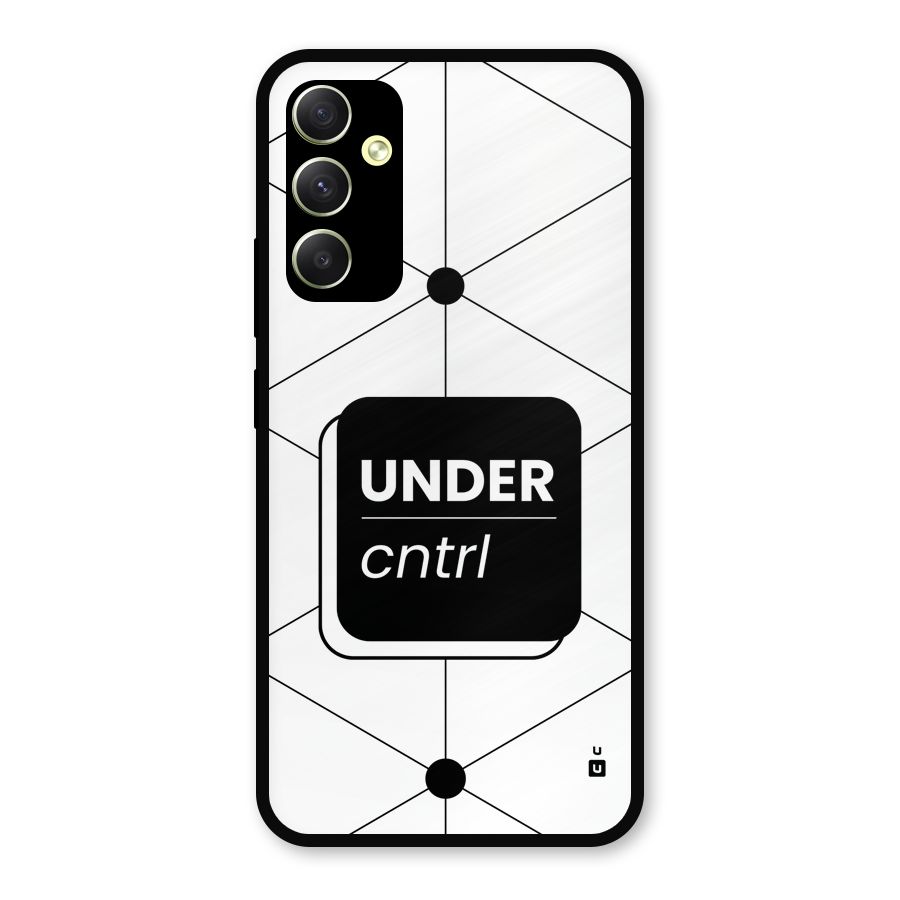 Under Control Metal Back Case for Galaxy A34