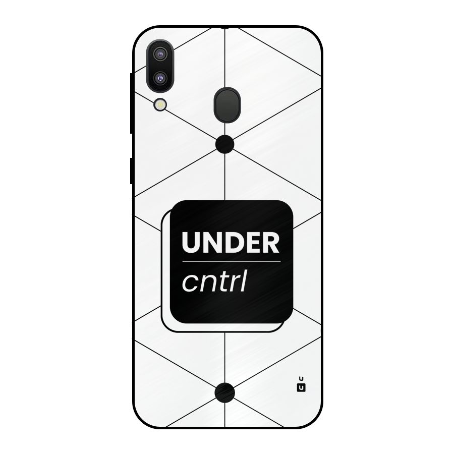 Under Control Metal Back Case for Galaxy M20