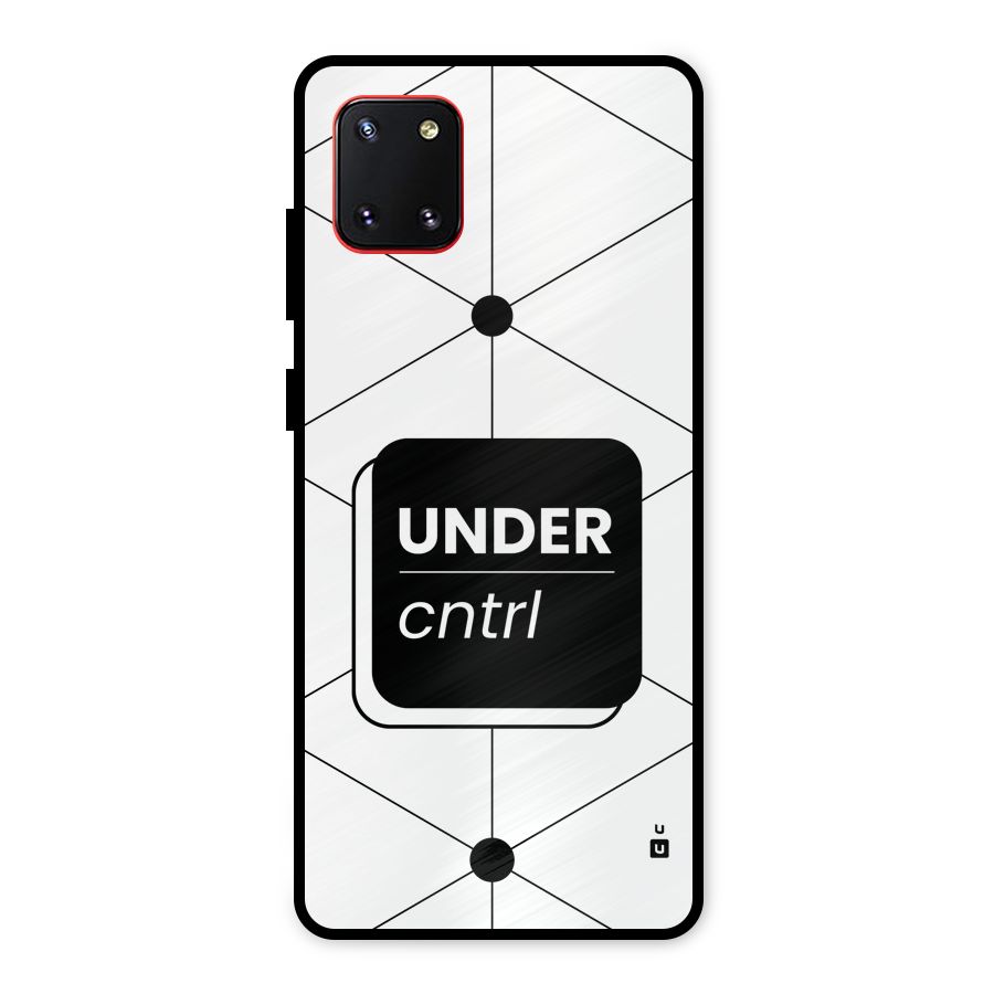 Under Control Metal Back Case for Galaxy Note 10 Lite