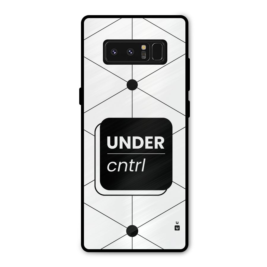 Under Control Metal Back Case for Galaxy Note 8