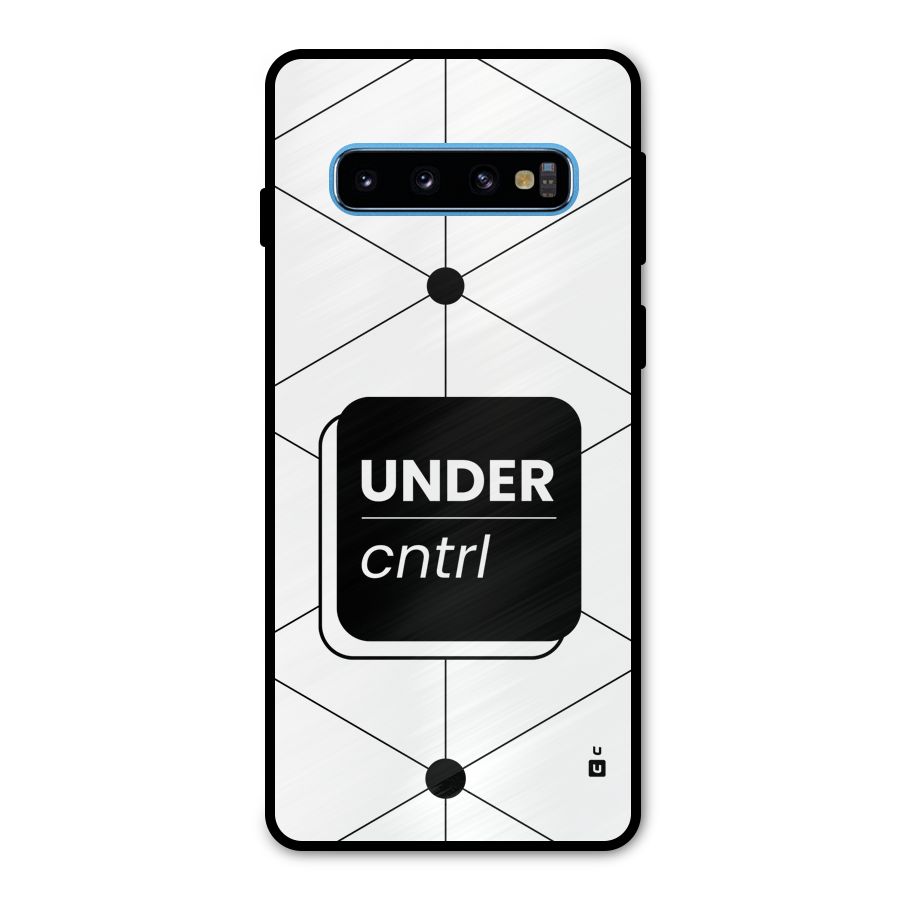 Under Control Metal Back Case for Galaxy S10