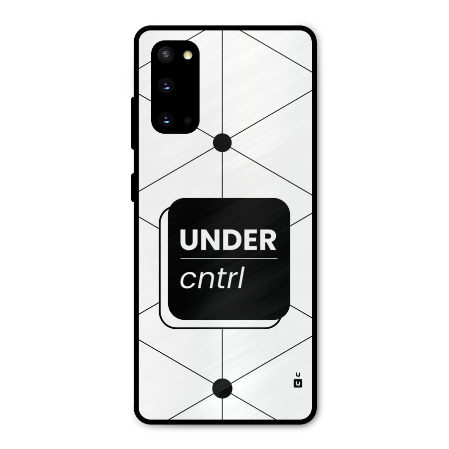 Under Control Metal Back Case for Galaxy S20