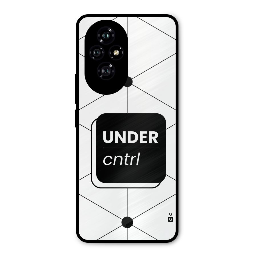Under Control Metal Back Case for Honor 200