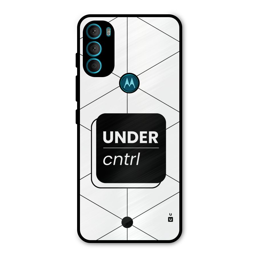 Under Control Metal Back Case for Moto G71 5G