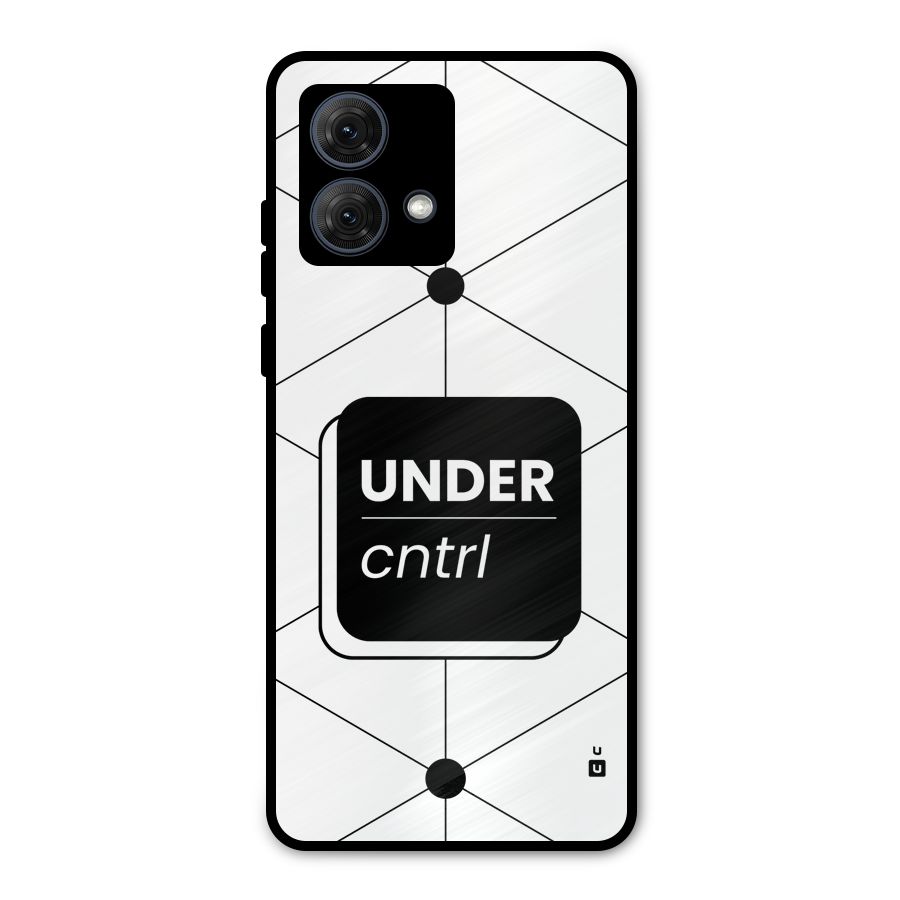 Under Control Metal Back Case for Moto G84