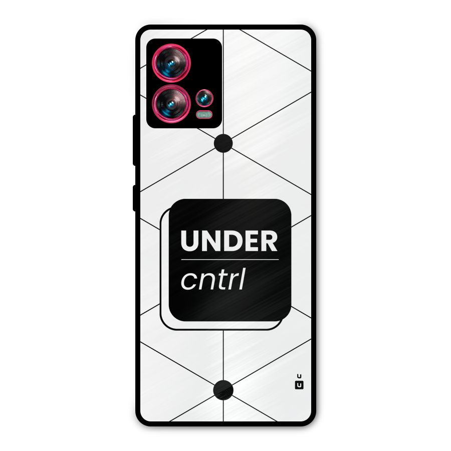 Under Control Metal Back Case for Motorola Edge 30 Fusion