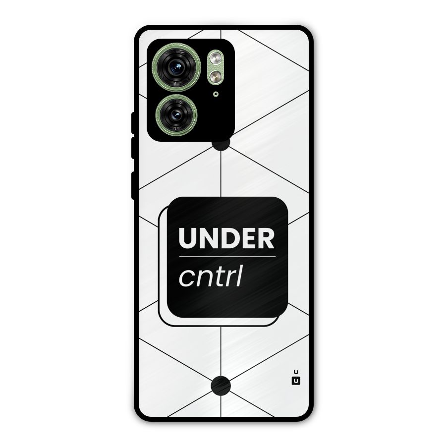 Under Control Metal Back Case for Motorola Edge 40 5G
