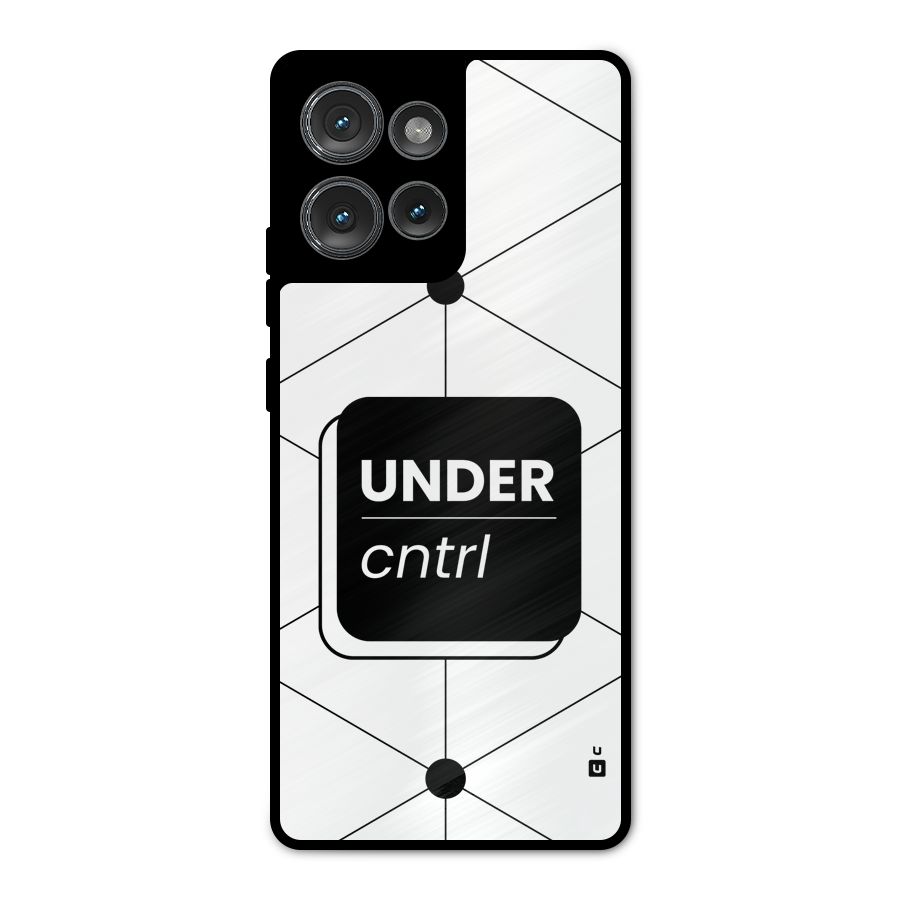 Under Control Metal Back Case for Motorola Edge 50