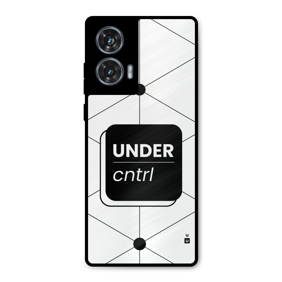 Under Control Metal Back Case for Motorola Edge 50 Fusion
