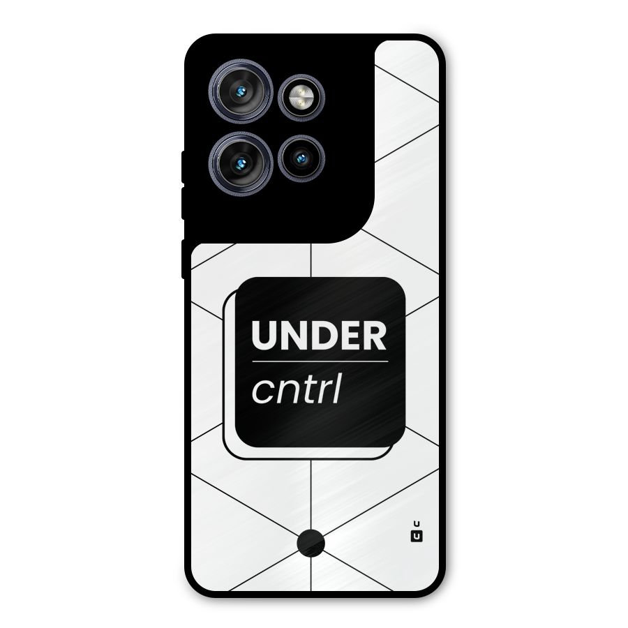 Under Control Metal Back Case for Motorola Edge 50 Neo