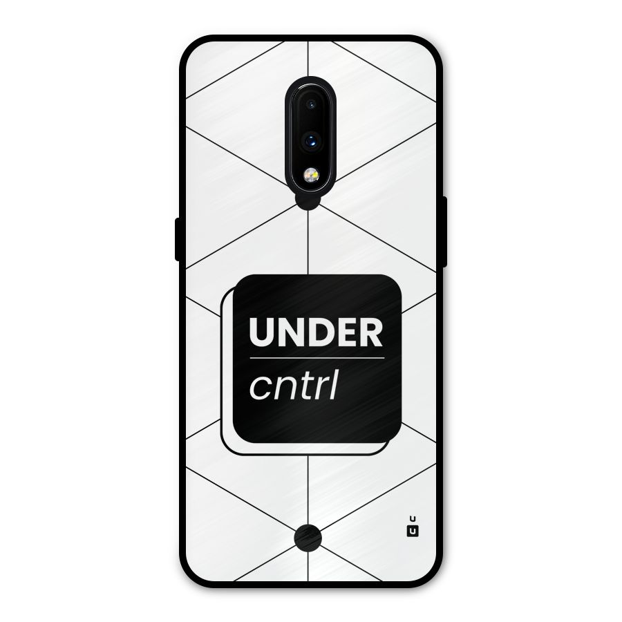 Under Control Metal Back Case for OnePlus 7