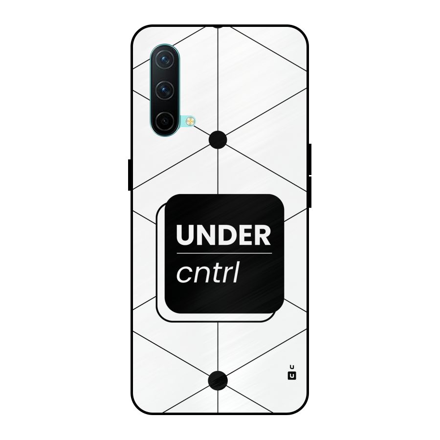 Under Control Metal Back Case for OnePlus Nord CE 5G