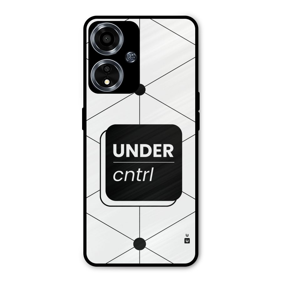 Under Control Metal Back Case for Oppo A59