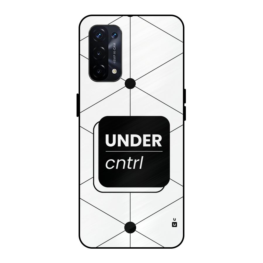 Under Control Metal Back Case for Oppo A74 5G