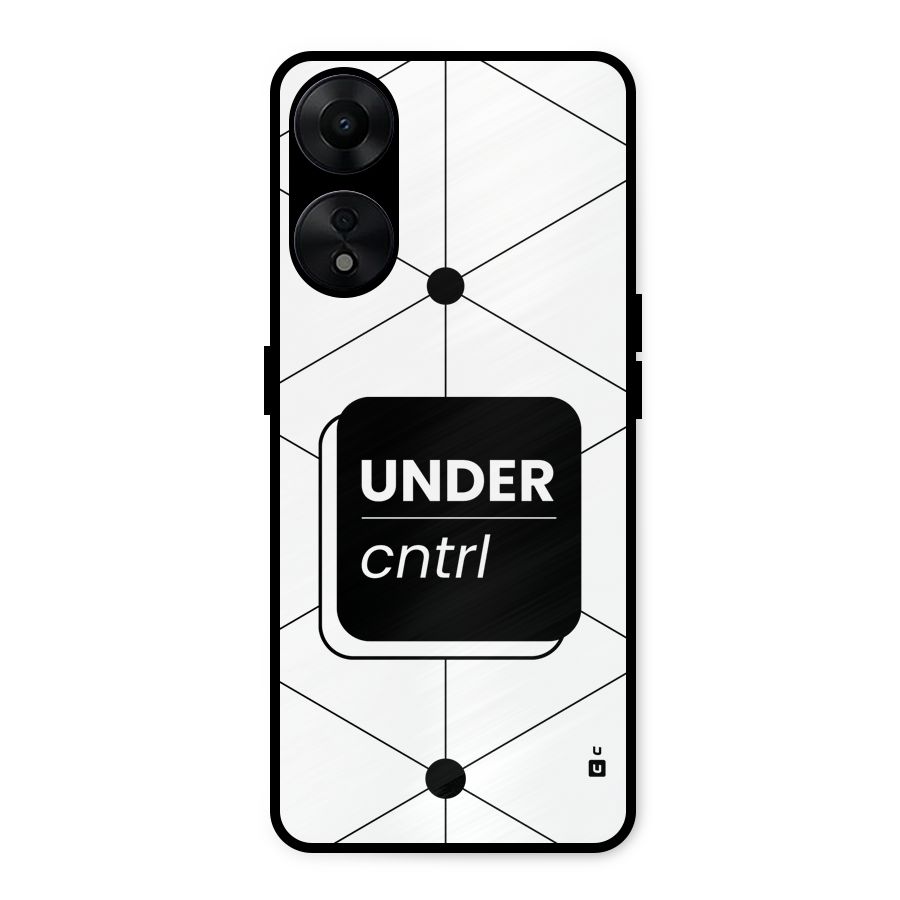 Under Control Metal Back Case for Oppo A78 5G