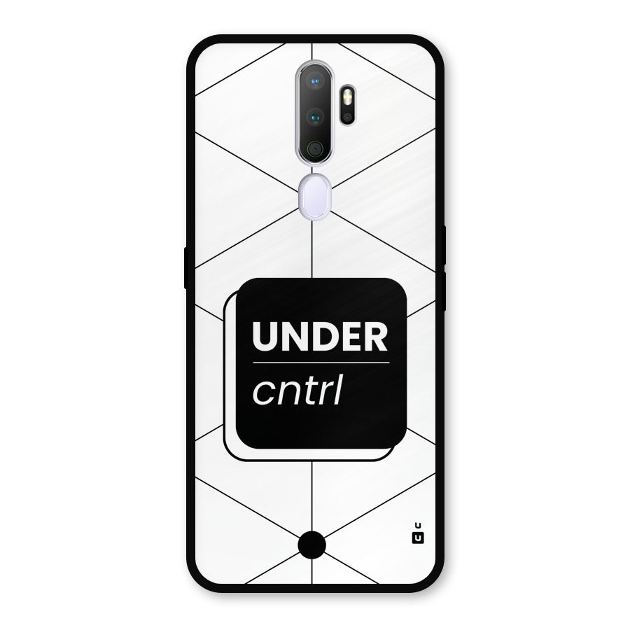 Under Control Metal Back Case for Oppo A9 (2020)
