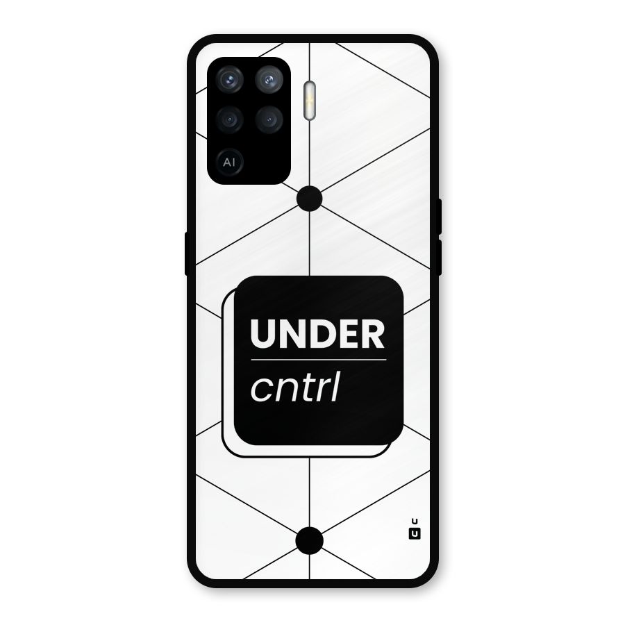 Under Control Metal Back Case for Oppo F19 Pro