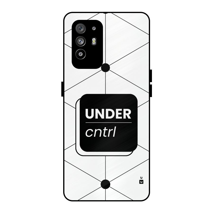 Under Control Metal Back Case for Oppo F19 Pro Plus 5G