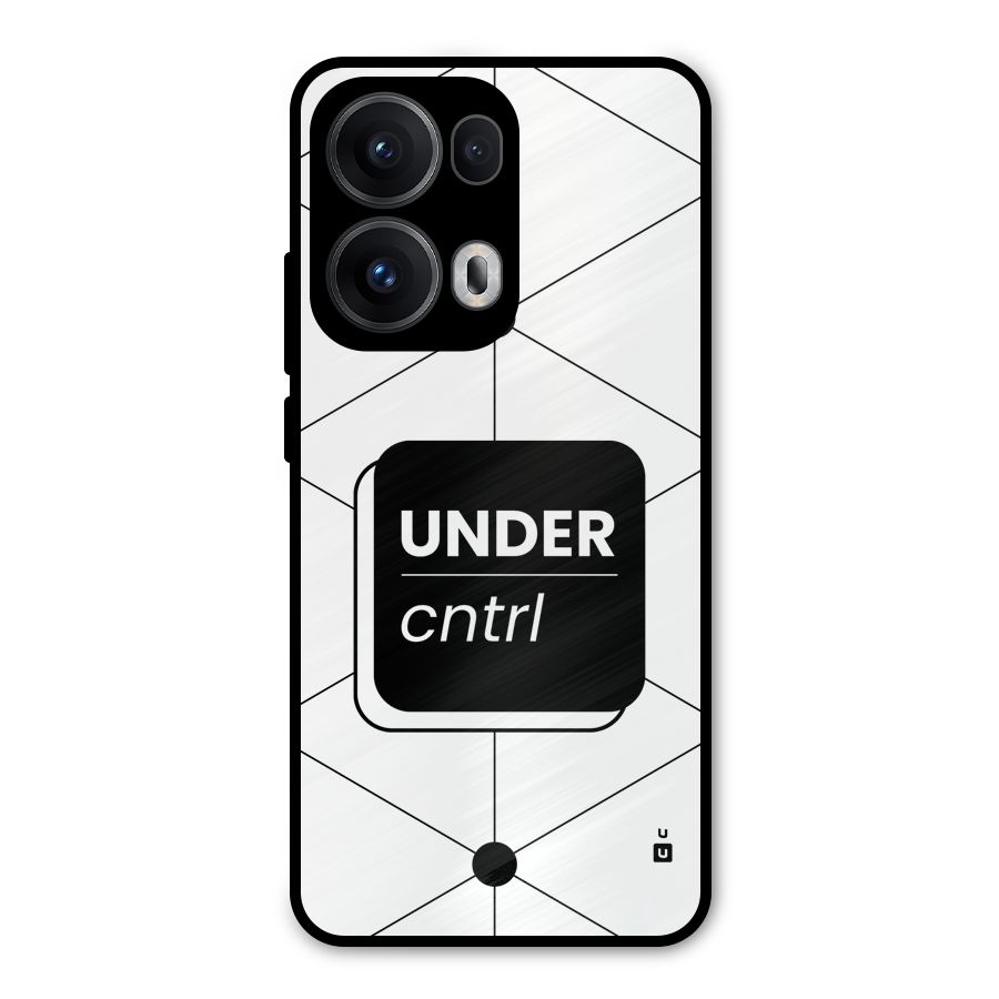 Under Control Metal Back Case for Oppo Reno13 Pro
