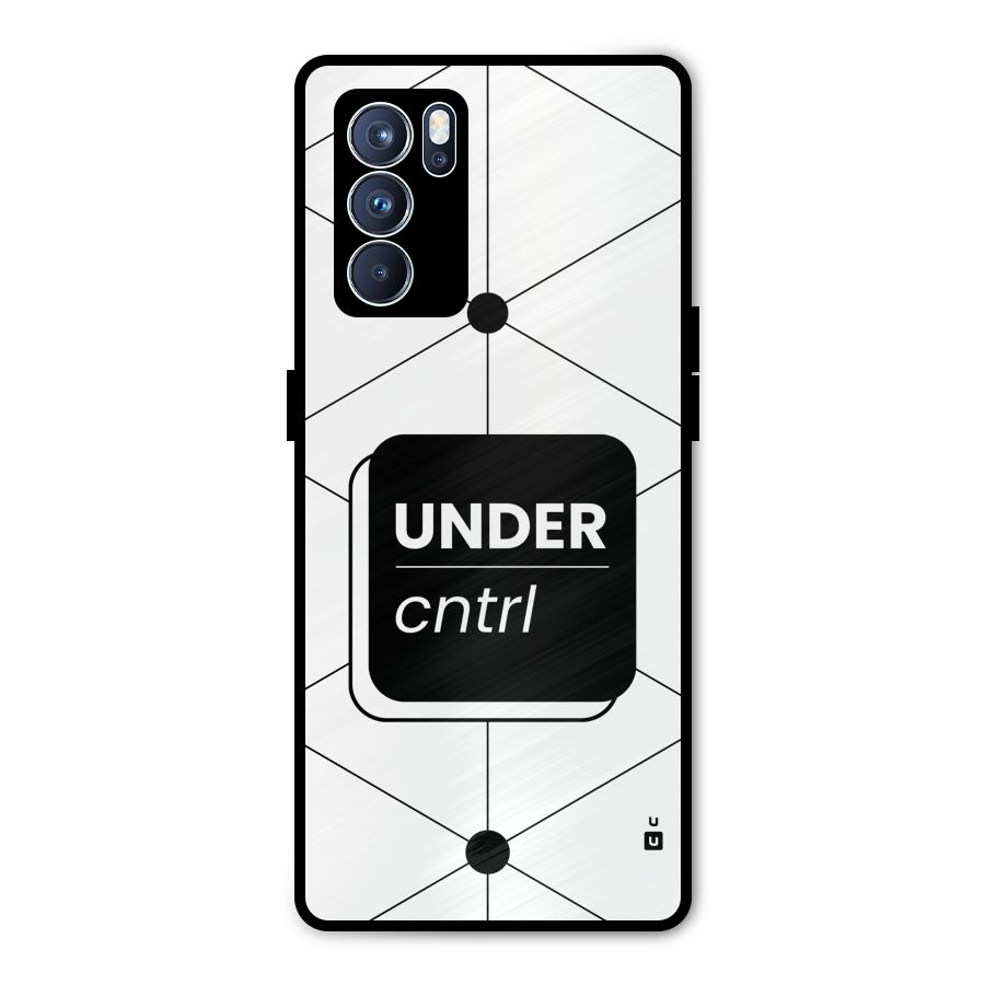 Under Control Metal Back Case for Oppo Reno6 Pro 5G