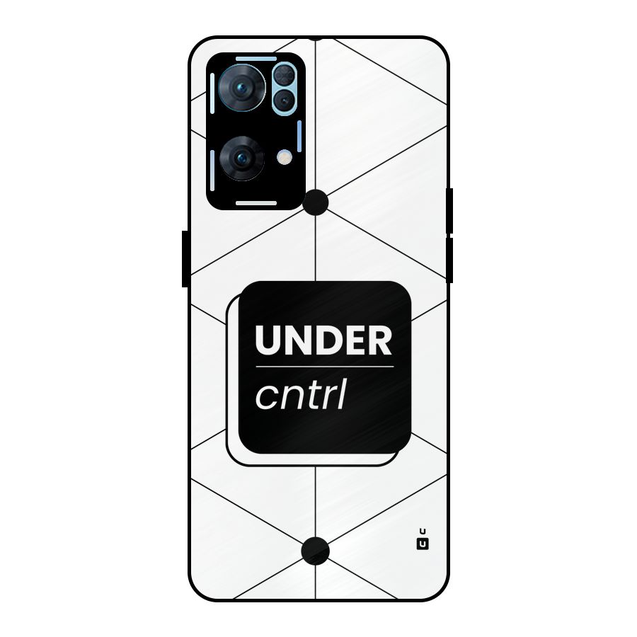Under Control Metal Back Case for Oppo Reno7 Pro 5G