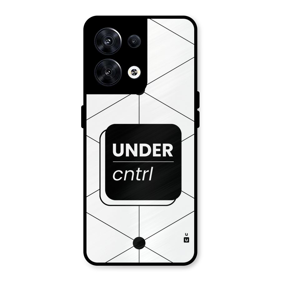 Under Control Metal Back Case for Oppo Reno8 5G